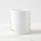 カンガルーおもしろいスの漫画 ジャンボコーヒーマグカップ (正面)