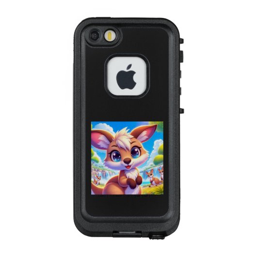 カンガルーくんのグッドグスマイル💛 LifeProof iPhoneケース (裏面)