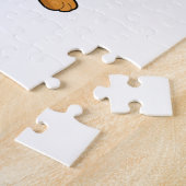 カンガルーでバレーボールのスポーツ ジグソーパズル (側面)