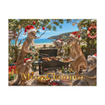 カンガルーとコアラのシーサイドクリスマスBBQ