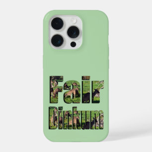 カンガルーと共に描かれた本当のオージー・スラングワード iPhone 15 PROケース
