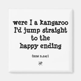 カンガルーと幸福 マグネット