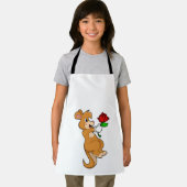 カンガルーと花 エプロン (インサイチュ)