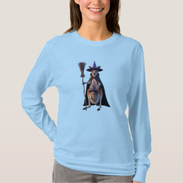 カンガルーと赤ちゃんの魔女 Tシャツ