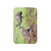 カンガルーとEmu、小さな記憶泡風呂マット バスマット (正面縦)