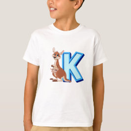 カンガルーのかな Tシャツ