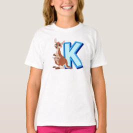 カンガルーのかな Tシャツ