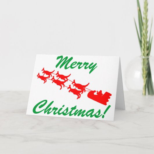 カンガルーのそり シーズンカード (正面)