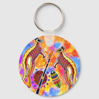 カンガルーのキーチェーン キーホルダー