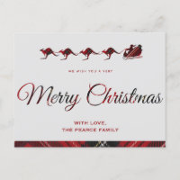 カンガルーのクリスマスカード、サンタススレハイオーストラリア