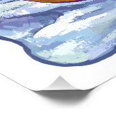 カンガルーのクリスマス星空の夜 ポスター (コーナー)