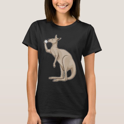 カンガルーのコーヒーカップ Tシャツ (正面)