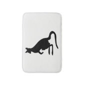 カンガルーのシルエット バスマット (正面縦)