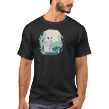 カンガルーのシルエットTシャツデザイン