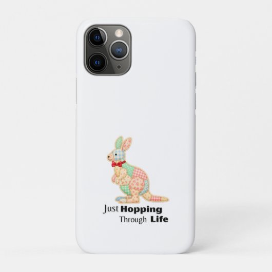 カンガルーのデザインで気軽に人生を楽しもう Case-Mate iPhoneケース (裏)