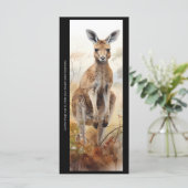 カンガルーのブックマークカードをカスタマイズしよう (スタンド正面)