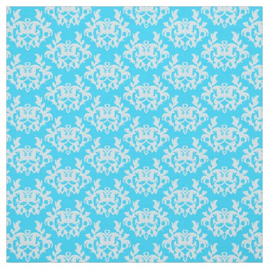 カンガルーのポーのダマスク植物模様 ファブリック (見本)