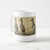 カンガルーのマグ コーヒーマグカップ (正面左)