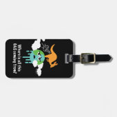 カンガルーのメタンの屁 ラゲッジタグ (正面横)