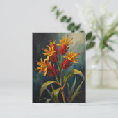 カンガルーの前花 ポストカード (スタンド正面)