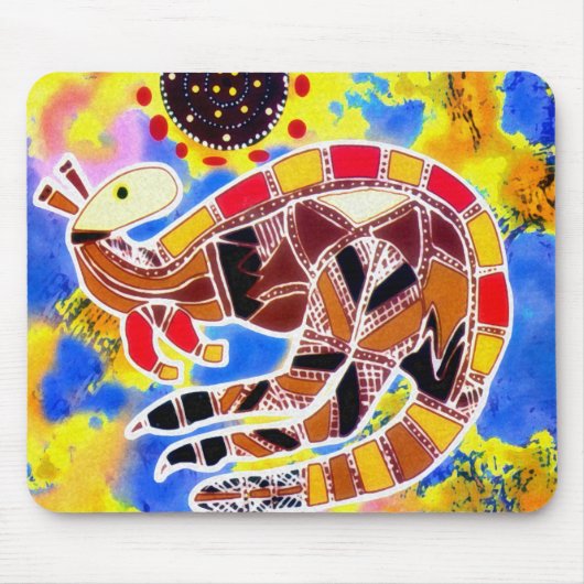 カンガルーの回転 マウスパッド (正面)