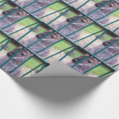 カンガルーの後ろのバー ラッピングペーパー (角)