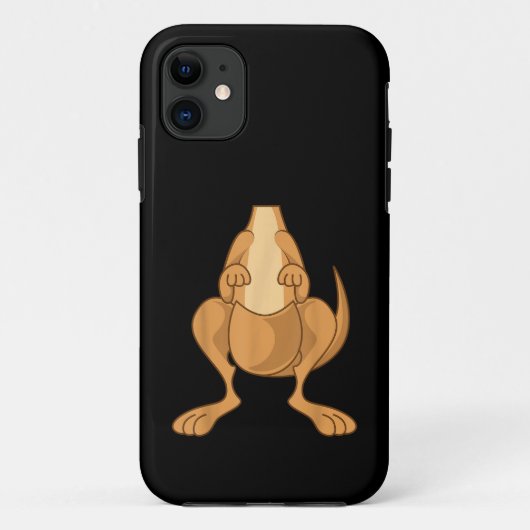 カンガルーの格好いいハロウィンコスチューム 簡単DIY Case-Mate iPhoneケース (裏面)
