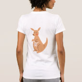 カンガルーの母 Tシャツ (裏面)