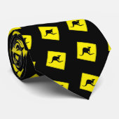 カンガルーの随時交差積み ネクタイ (ロール)