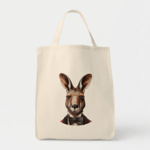 カンガルーの顔 トートバッグ