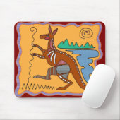 カンガルーのX線の芸術 マウスパッド (マウス)