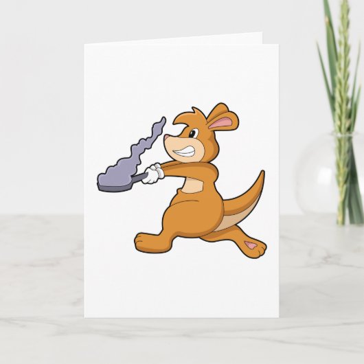 カンガルーはパンと調理師として カード (正面)