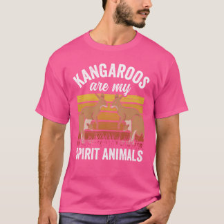 カンガルーは私のスピリットアニマル カンガルー 動物 fu tシャツ