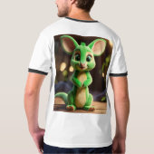 『カンガルーよくはしゃぐジョライドKangaroo Joyride』 Tシャツ (裏面フル)