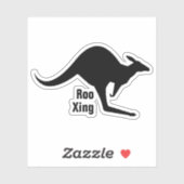 カンガルーアイコン シール (シート)