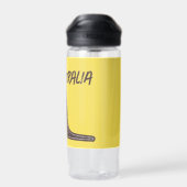 カンガルーアボリジナルモザイク ウォーターボトル (背面)