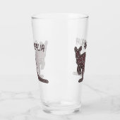 カンガルーアボリジナルモザイク タンブラーグラス (左)