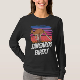 カンガルーエキスパートオーストラリアKangaroos動物 Tシャツ