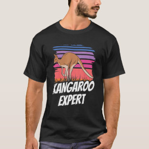 カンガルーエキスパートオーストラリアKangaroos動物 Tシャツ