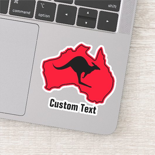 カンガルーオンオーストラリア シール (詳細)