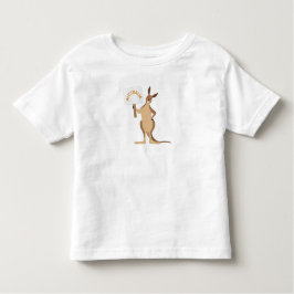 カンガルーオーストラリアかわいい トドラーTシャツ