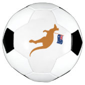 カンガルーオーストラリア国旗 サッカーボール (回転)