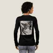 カンガルーカワイイベビージョーイデザイン トライブレンドＴシャツ (背面全体)