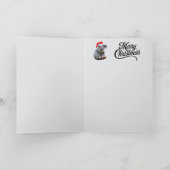 カンガルークリスマス カード (内部)