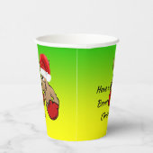 カンガルーサンタオーストラリアクリスマスパーティー 紙コップ (右)