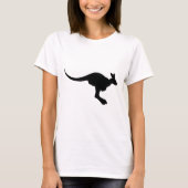 カンガルーシルエット Tシャツ (正面)