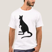 カンガルーシルエット Tシャツ (正面)