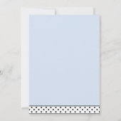 カンガルースタイリッシュジャンピングがジョイボーイベビーシャワーへ 招待状 (裏面)