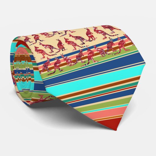 カンガルーストライプス&アイディアパターン+お客様の ネクタイ (ロール)