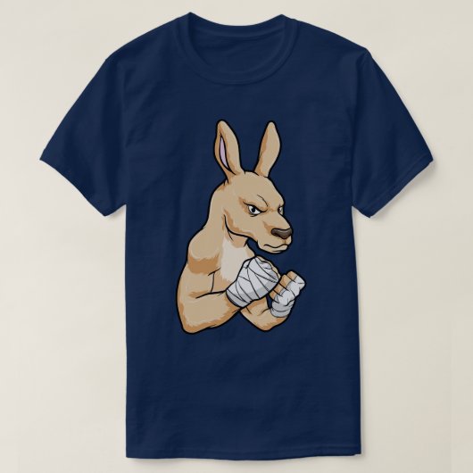 カンガルーズボクサーatボクシング tシャツ (デザイン正面)
